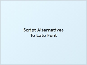 Open Source Alternatives to the Lato Font
